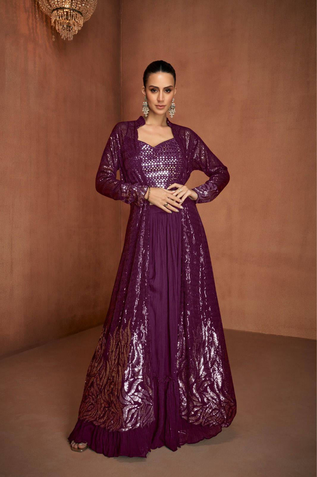 VIVAH BY GULKAYRA 7579 Series Designer Festive Suits Collection Beautiful Stylish Fancy Colorful Party Wear & Occasional Wear Real Georgette Dresses At Wholesale Price